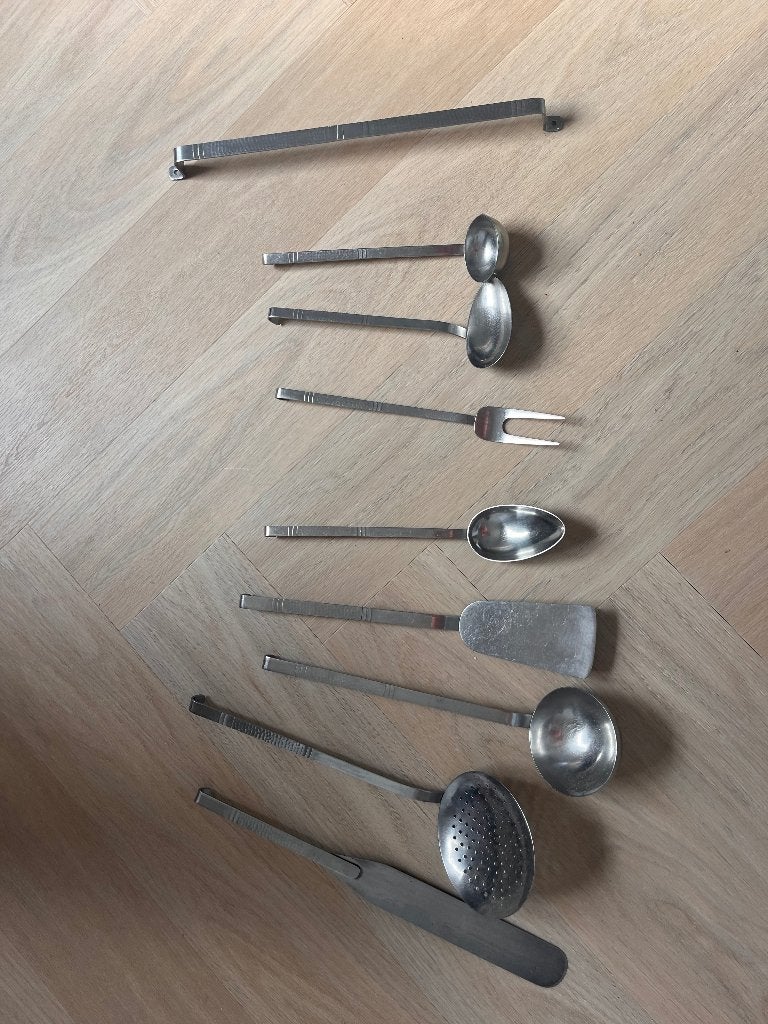 Solo keukengarij set, Huis en Inrichting, Ophalen, Zilver, Overige merken, Overige typen