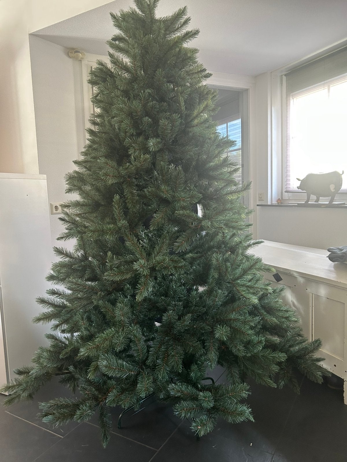 Kerstboom Romagnes 2.30 m hoog. intratuin, Diversen, Ophalen, Zo goed als nieuw