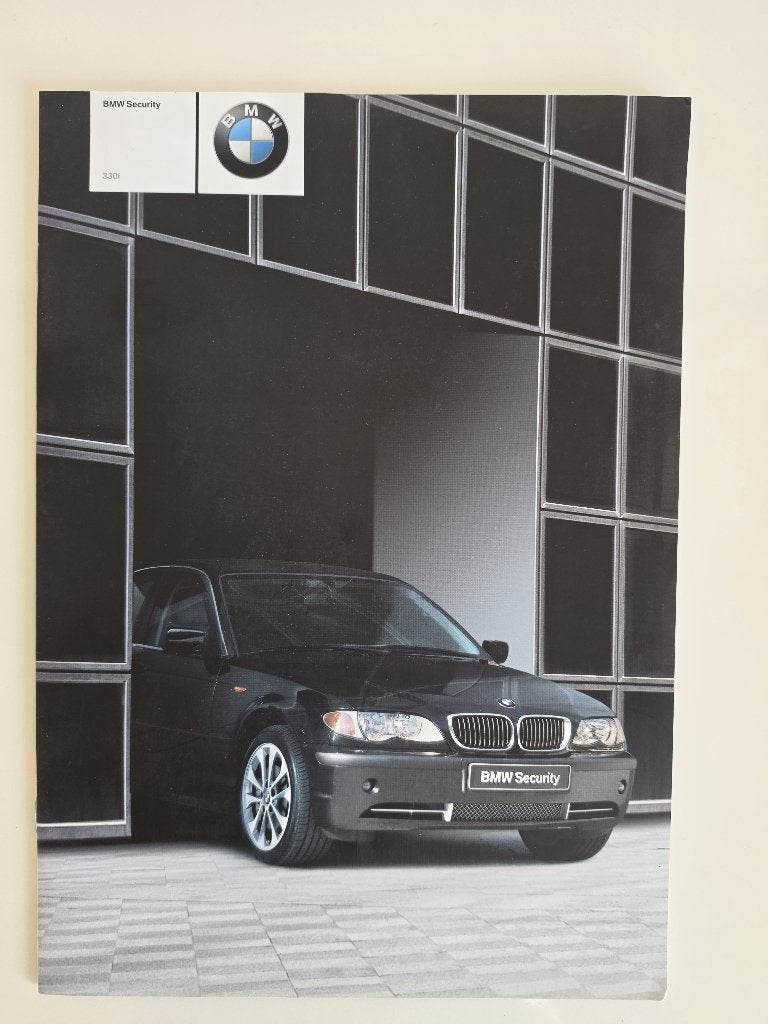 Ultra Zeldzaam! Originele BMW 3-serie E46 330i Security 2002, Ophalen of Verzenden, Zo goed als nieuw, BMW, BMW