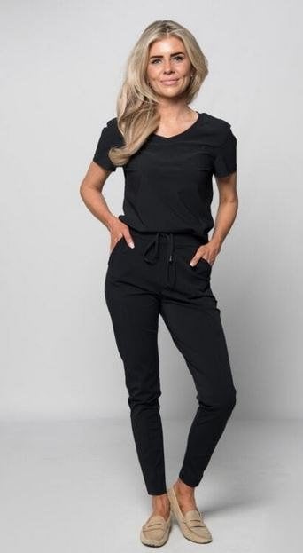 NIEUW!! Studio Anneloes travelstofbroek VAN 120 VOOR 20 EURO, Kleding | Dames, Maat 38/40 (M), Studio Anneloes, Verzenden, Zwart