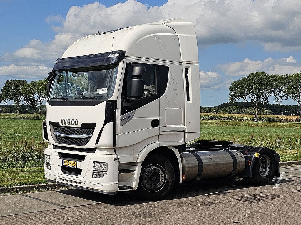 IVECO AS440S40 STRALIS lng, Auto's, Automaat, Euro 6, Wit, Origineel Nederlands