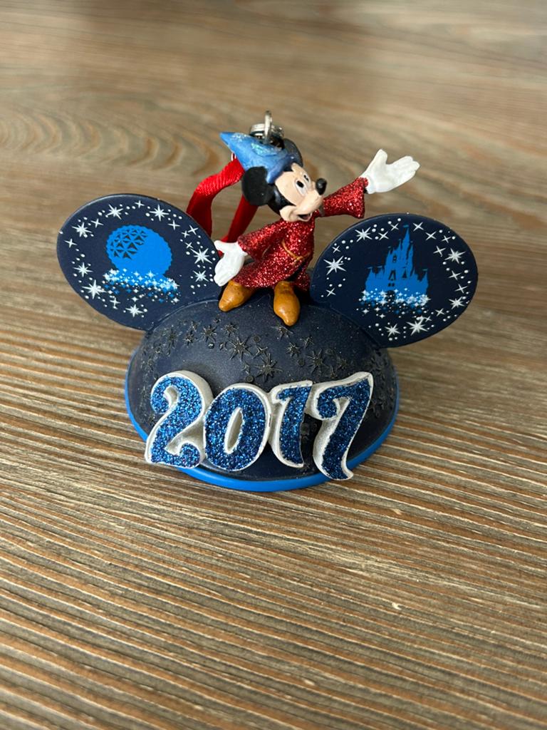 Disney Parks Mickey 2017 Ear har, Verzamelen, Disney, Ophalen of Verzenden, Mickey Mouse, Zo goed als nieuw, Beeldje of Figuurtje