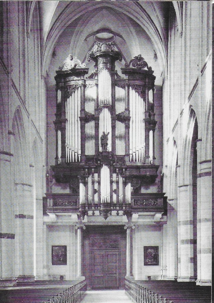Pa644 ongelopen ansichtkaart smitsorgel st petrus oirschot, Ophalen of Verzenden, 1920 tot 1940, Noord-Brabant