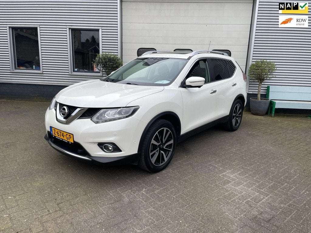 Nissan X-Trail 1.6 DIG-T Tekna 164pk leder panoramadak cruis, Auto's, Nissan, Bedrijf, Te koop, X-Trail, 360° camera, ABS, Achteruitrijcamera