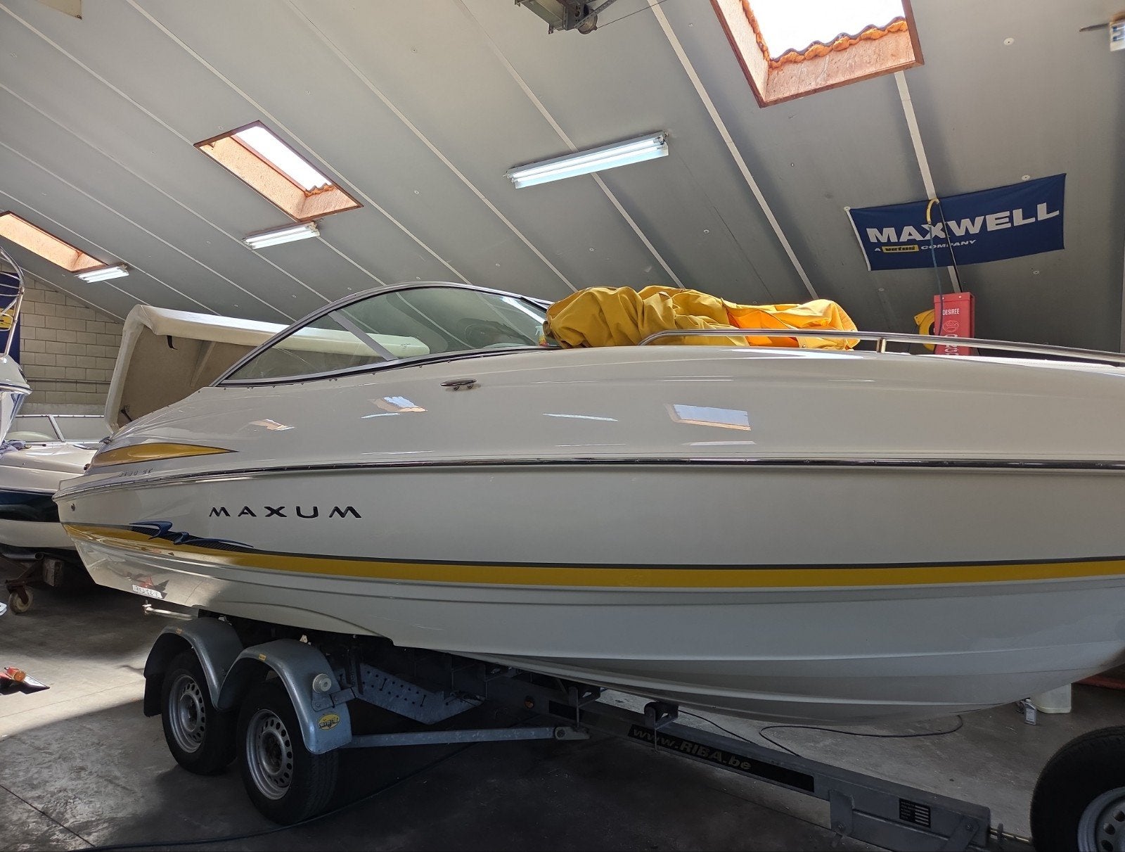 Maxum 2100 uit 2004 met Mercruiser 350 Mag MPI, Watersport en Boten, Speedboten, Ophalen, Overige merken, Binnenboordmotor, Viertaktmotor