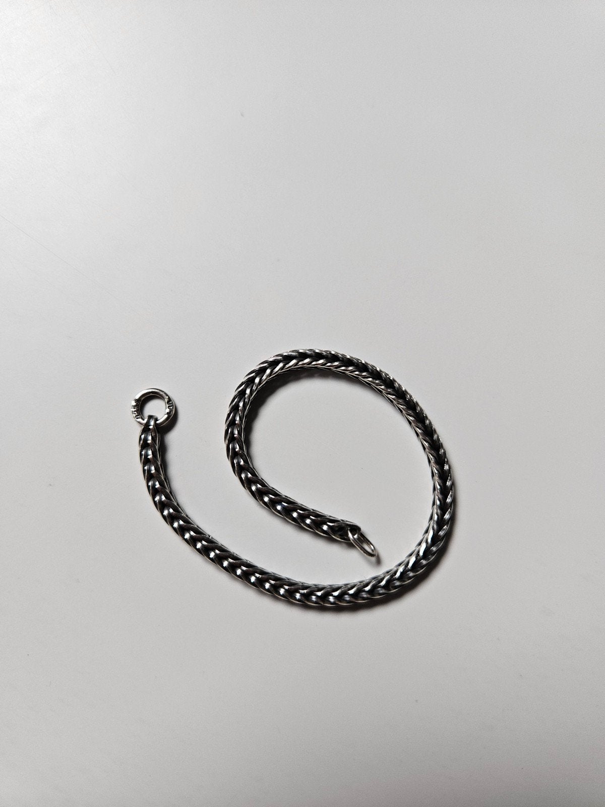 trollbeads armband zilver zilveren 16cm, Sieraden, Tassen en Uiterlijk, Armbanden, Ophalen of Verzenden, Zo goed als nieuw, Zilver