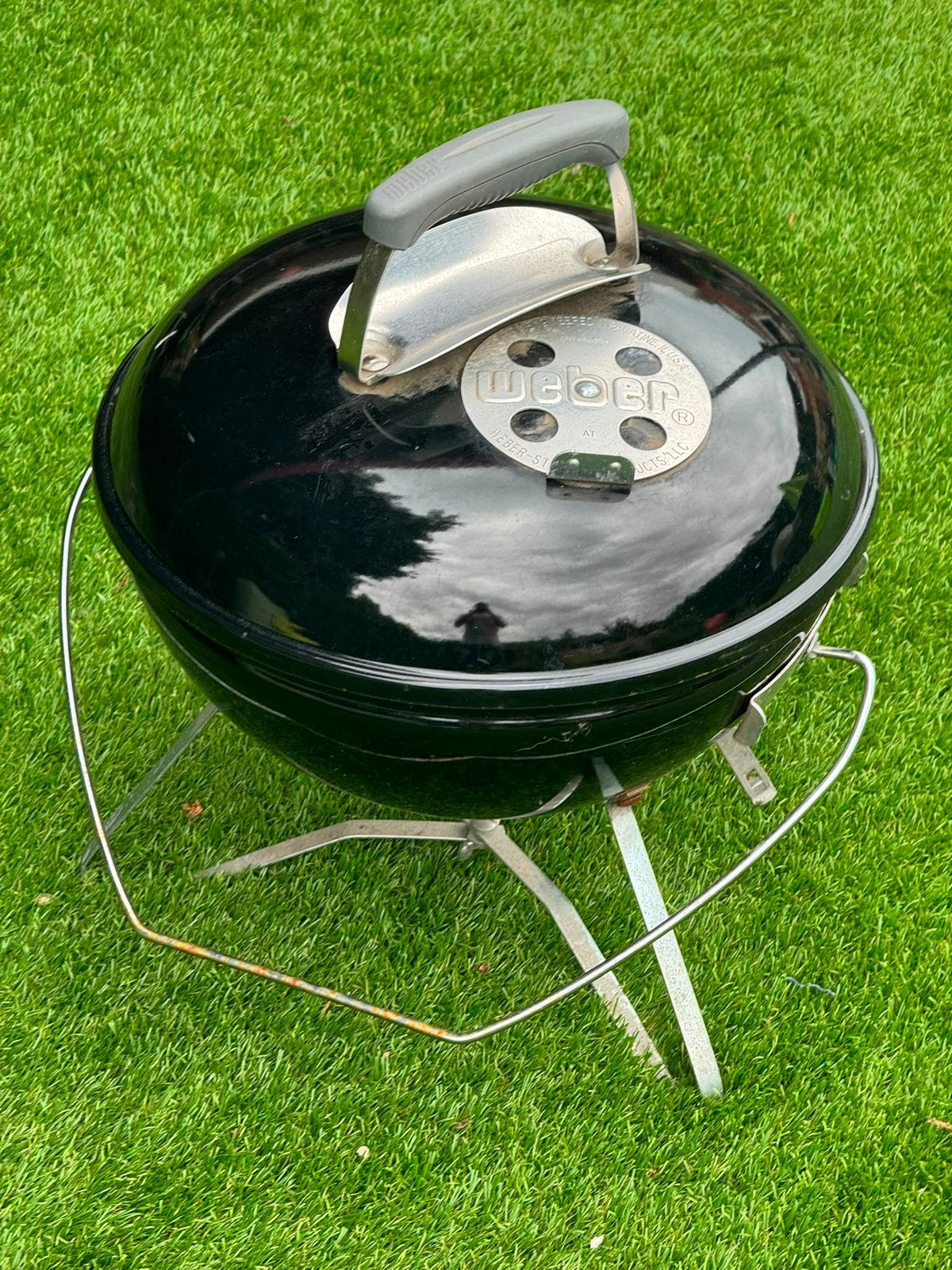 Weber barbecue mini camping bbq meeneem model, Ophalen, Gebruikt
