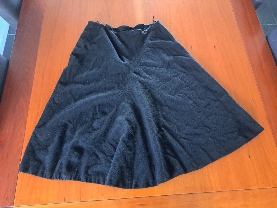 MaxMara Zwarte Wollen Rok - Maat 38 (M), Maat 38/40 (M), MaxMara, Zwart, Ophalen of Verzenden