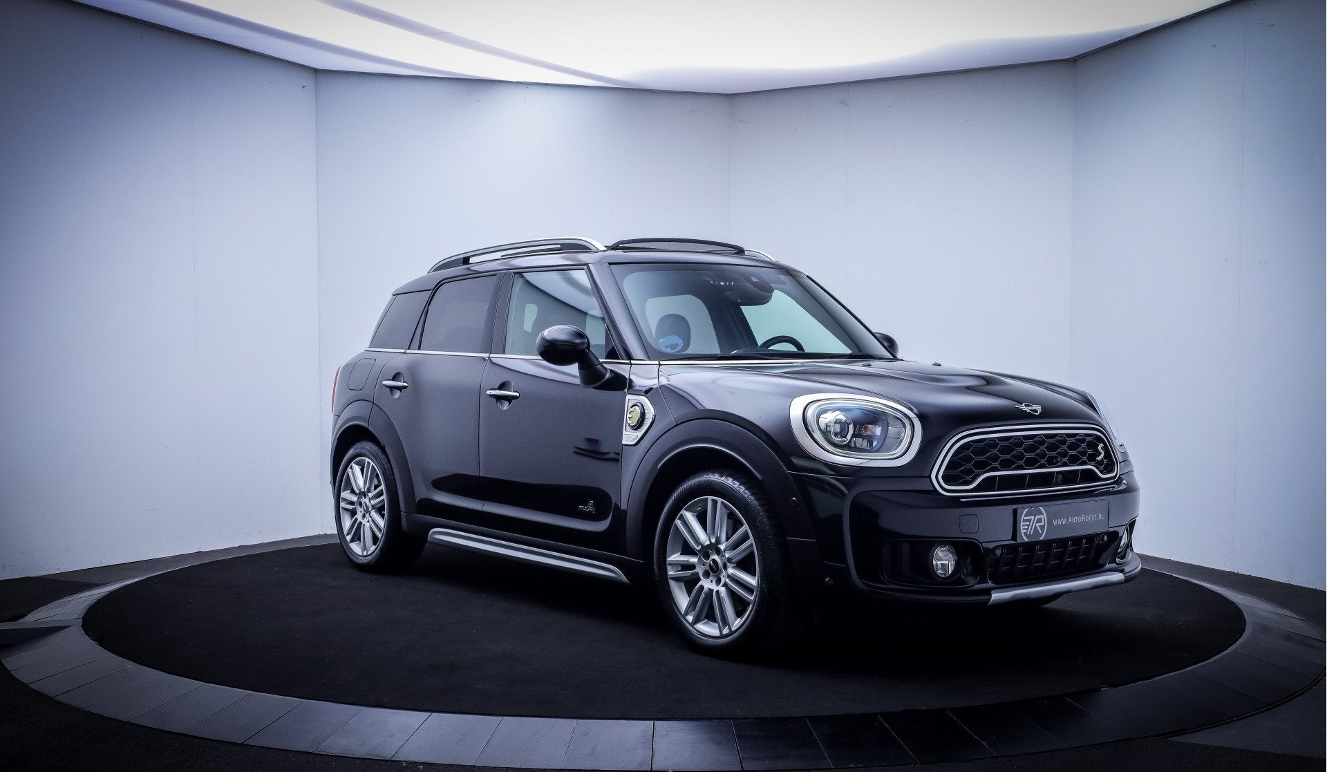 MINI Countryman 1.5 Cooper S E ALL4 Chili SOH 92% | PANO | F, Auto's, Mini, Dealer onderhouden, Gebruikt, Zwart, Zwart