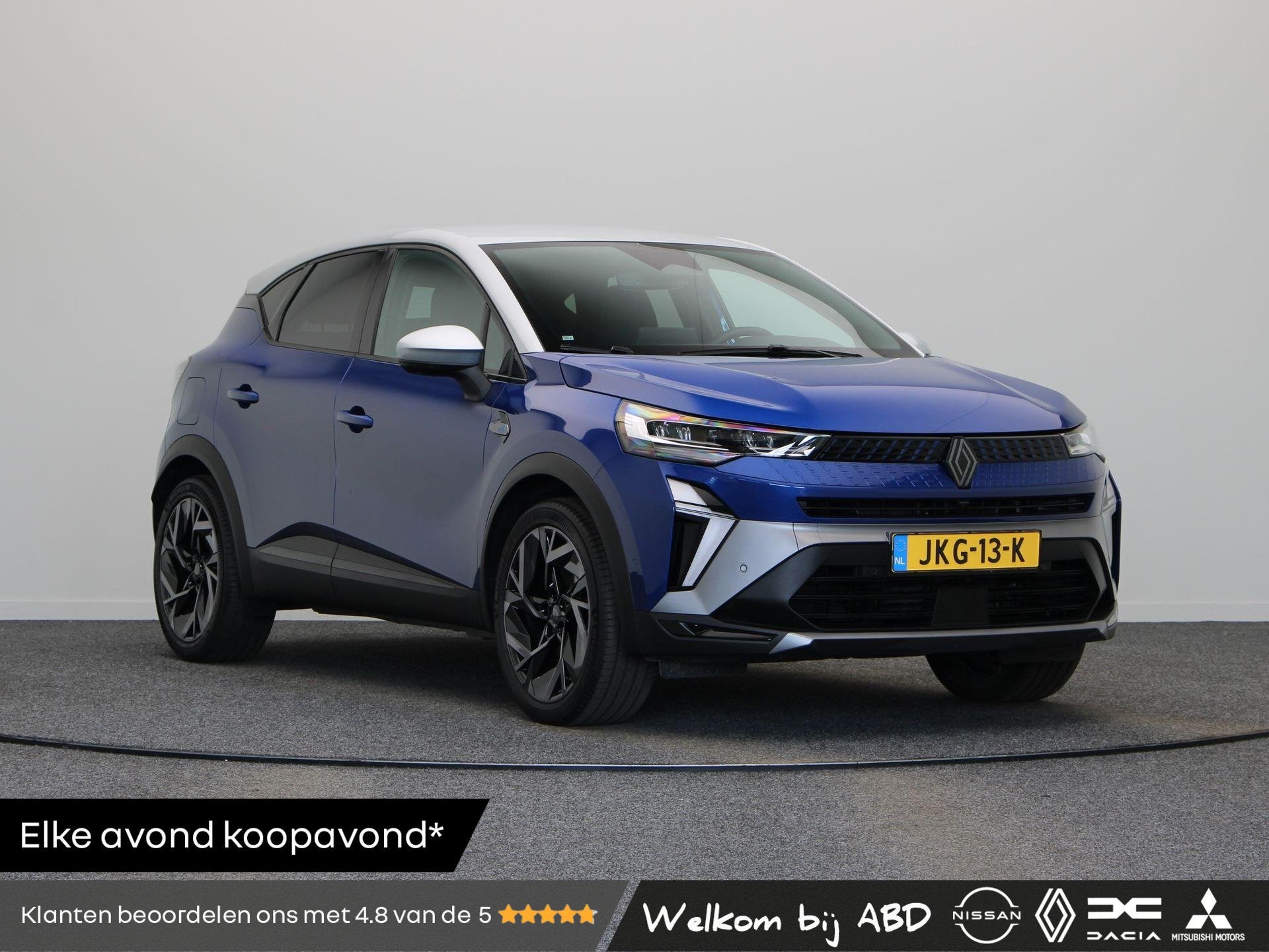 Renault Captur E-Tech full hybrid 160pk esprit Alpine | Elek, Auto's, 4 cilinders, Blauw, Origineel Nederlands, Bedrijf
