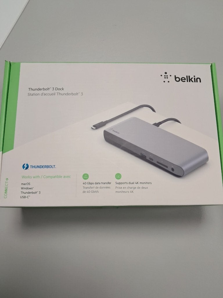 Thunderbolt"3 Dock pro Belkin, Belkin, Hoevenweg 21, Docking station, Contactcenter@copaco.com