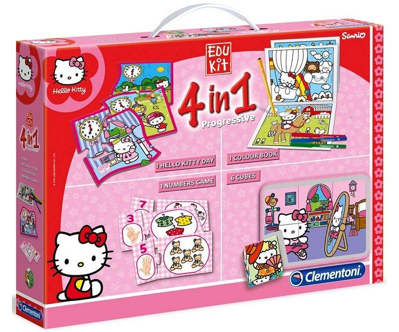 Hello Kitty 4 in 1 Speelkoffer - NIEUW!, Verzenden, Nieuw