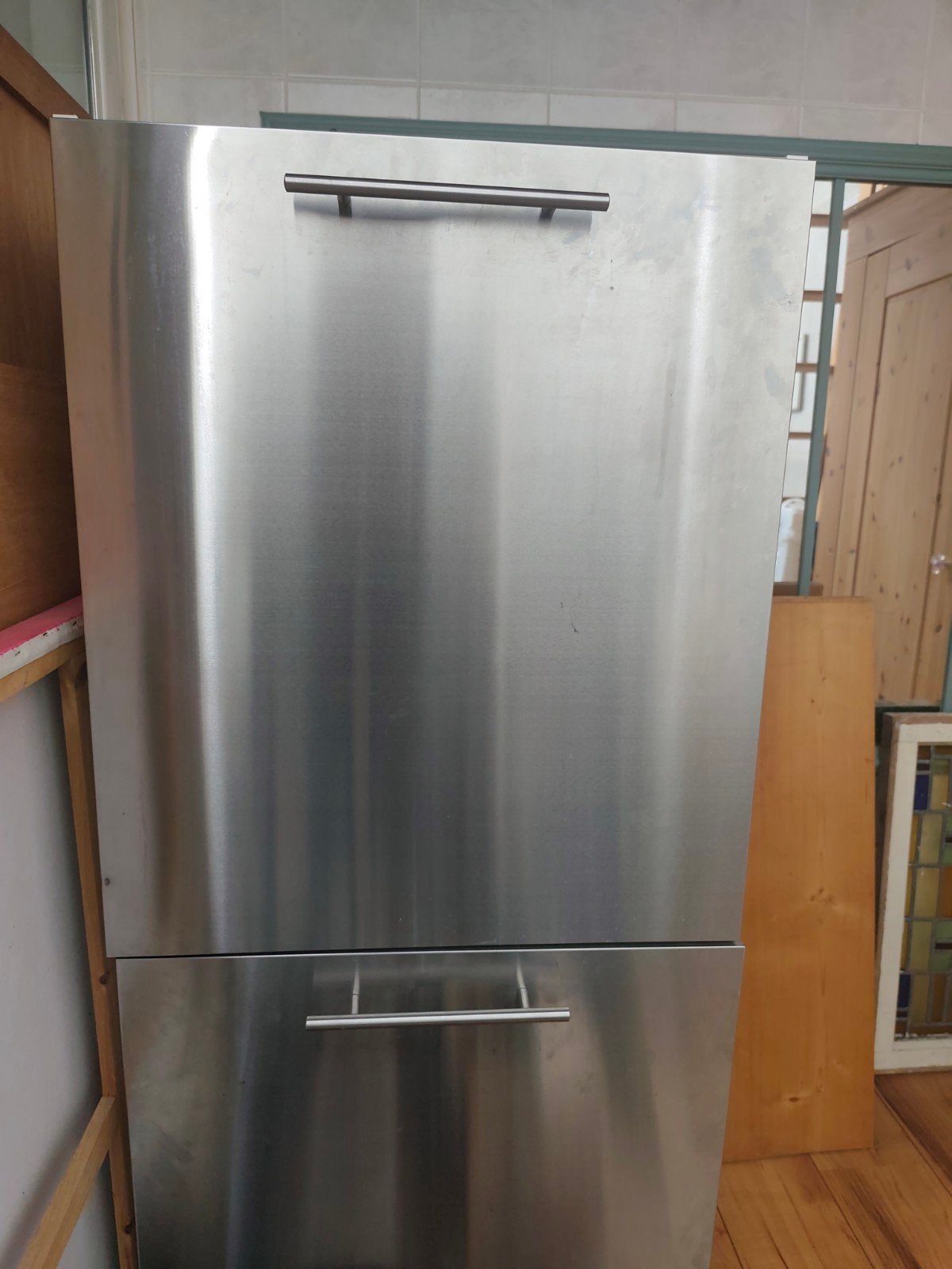 2 IKEA onderbouw keukenkasten met lades, Ophalen, Gebruikt, Wit, 50 tot 100 cm