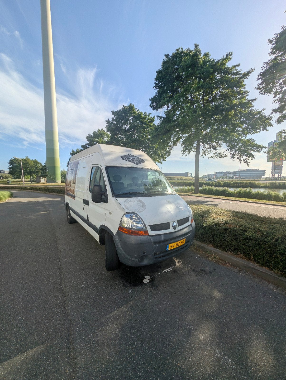 Renault Master T35 2.5 DCI L2h3 115 2006 LEES TEKST, Stof, 750 kg, Renault, Wit