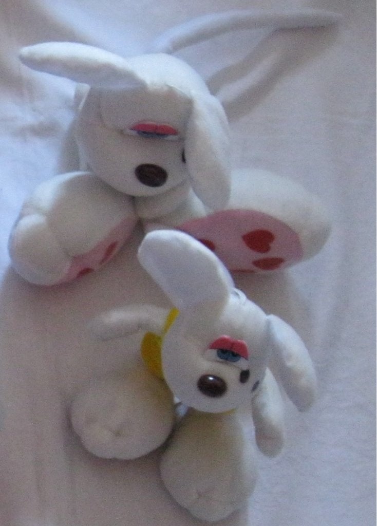 2 Diddl knuffels 25 cm. en knuffel 18 cm., Ophalen of Verzenden, Verschillende figuren, Gebruikt, Knuffel