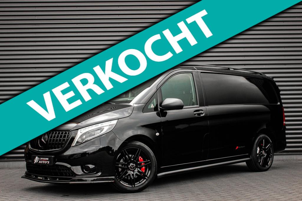 Mercedes-Benz Vito 119CDI 190PK LANG JB-EDITION FULL BLACK /, Achterwielaandrijving, 2027 kg, Zwart, Bedrijf