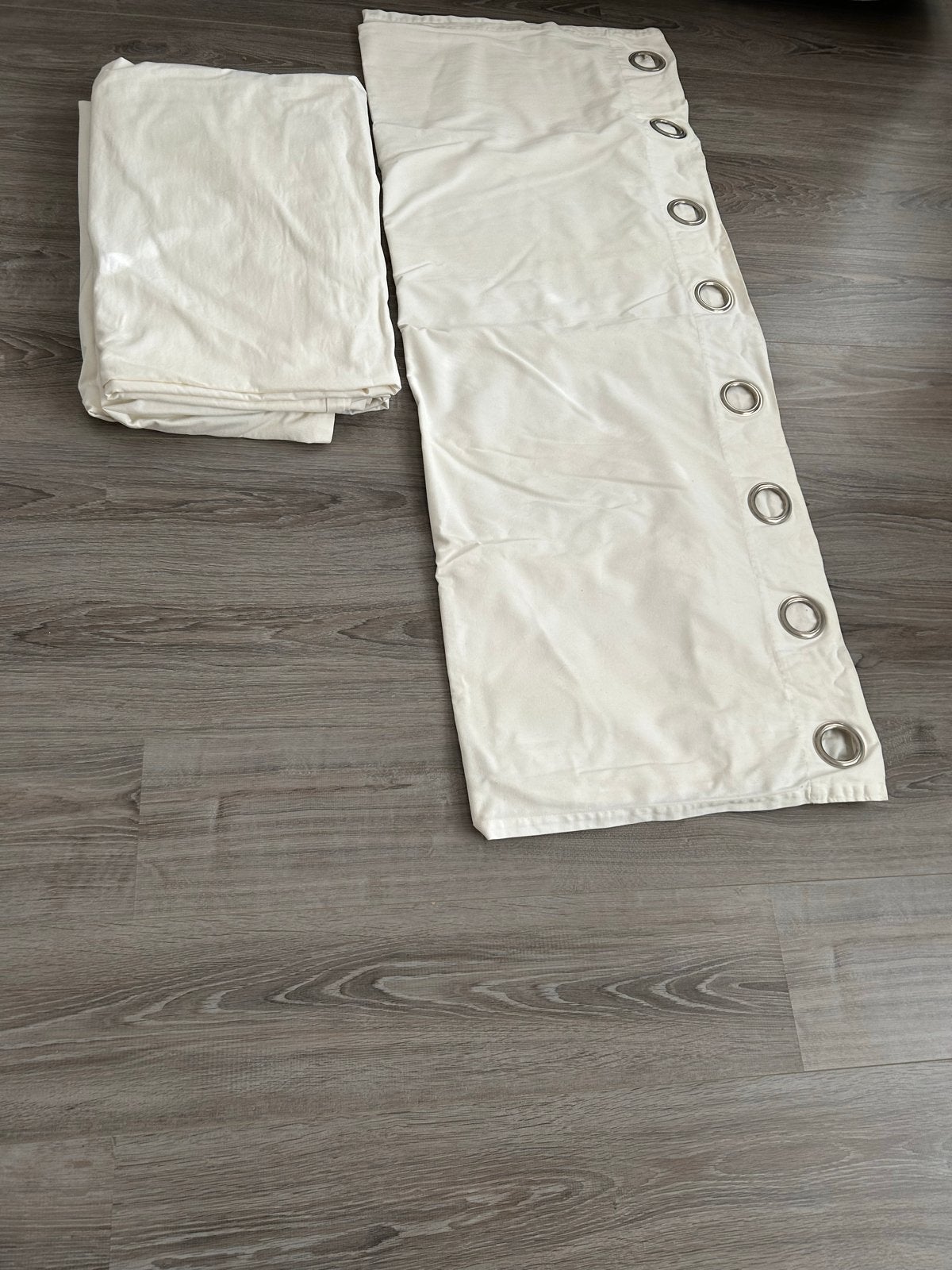 4 Kant en klare overgordijnen met ringen 140x210 cm, Ophalen, Overgordijn, Met ringen