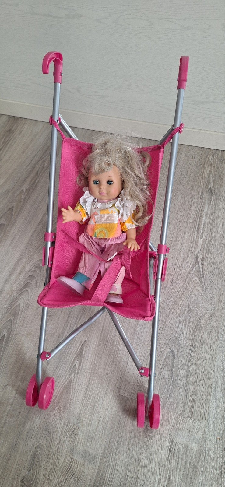Leuke inklapbare poppenbuggy inclusief pop, Kinderen en Baby's, Ophalen, Zo goed als nieuw, Overige typen
