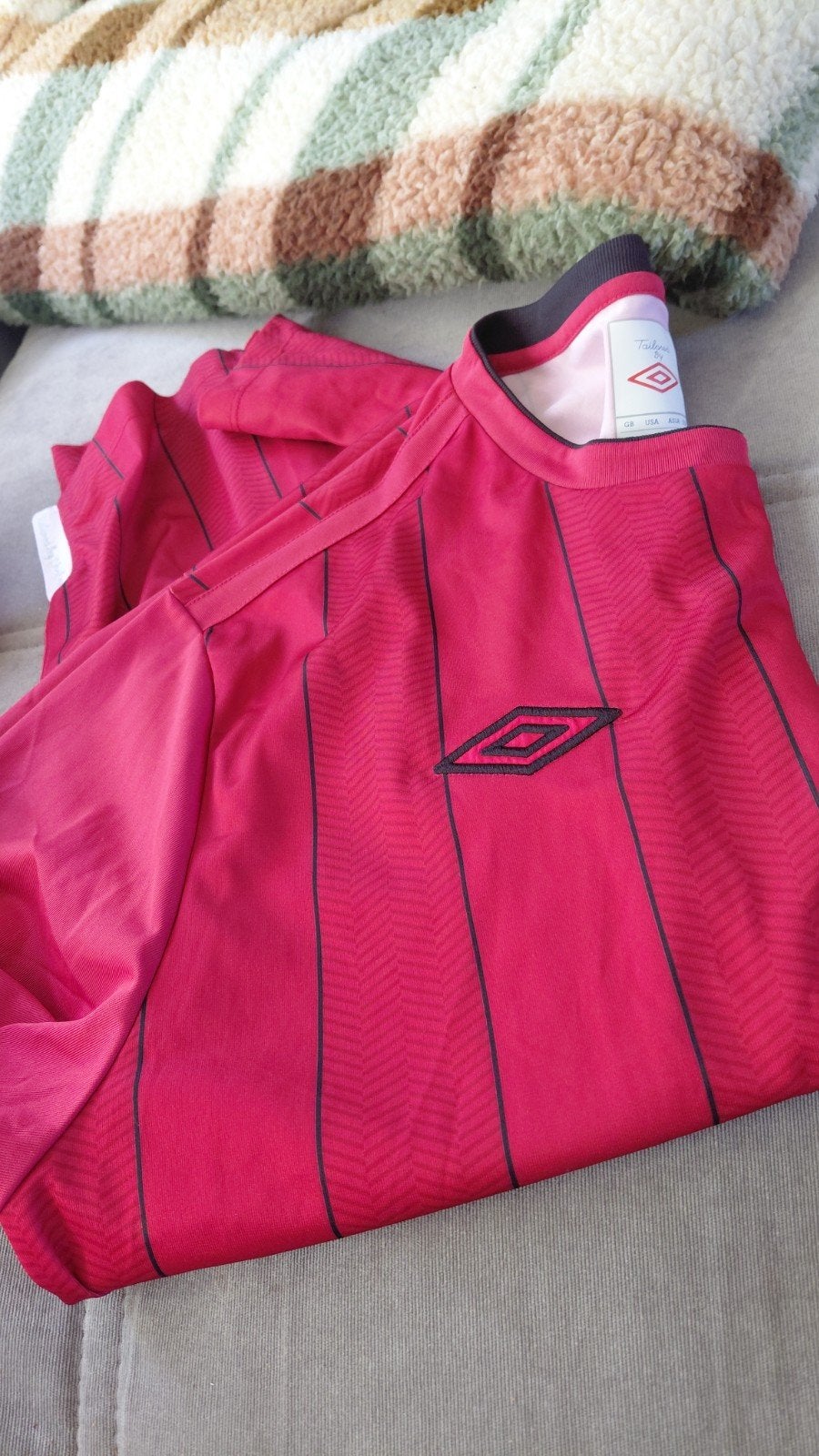 umbro sportshirt, Ophalen, Maat 52/54 (L), Zo goed als nieuw, Rood