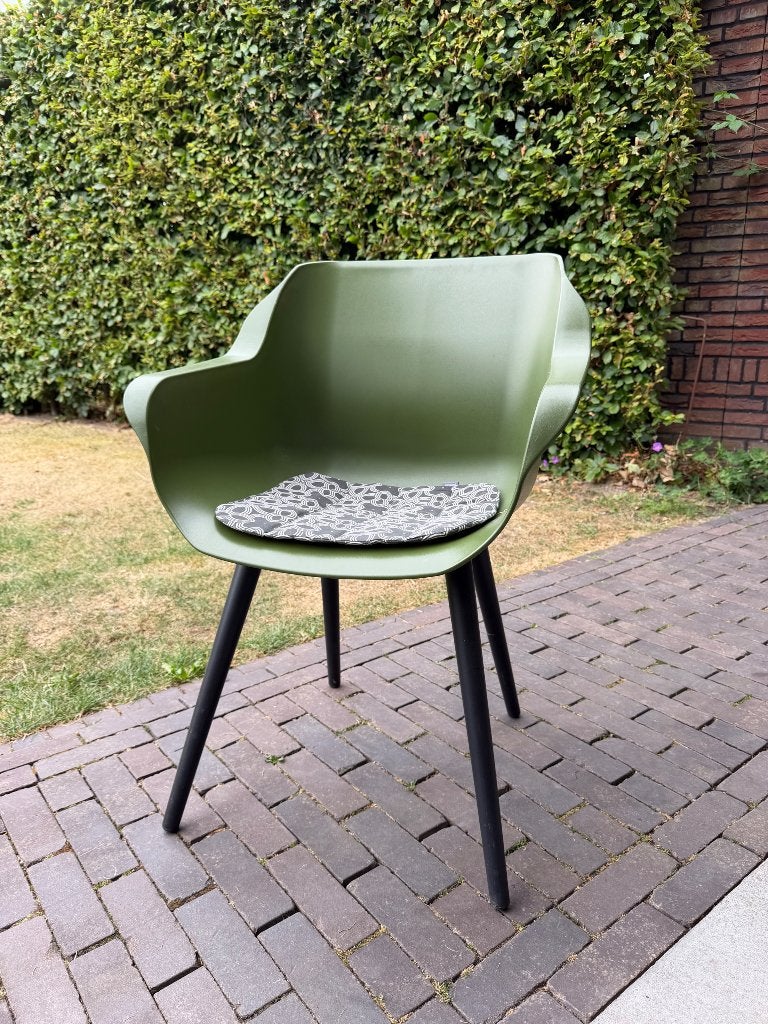 6 Hartman tuinstoelen kuip groen, Ophalen, Gebruikt, Kunststof