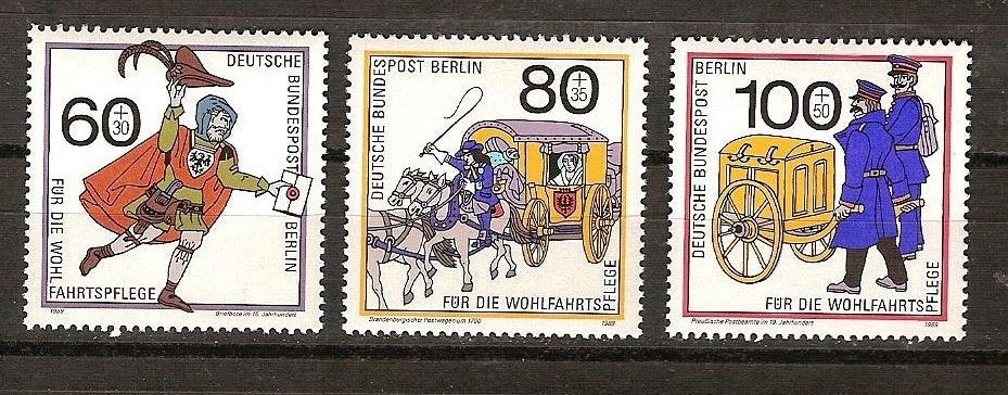 Berlin 852-854 postfris e.a. Berlin postfris, Ophalen of Verzenden, BRD, Postfris