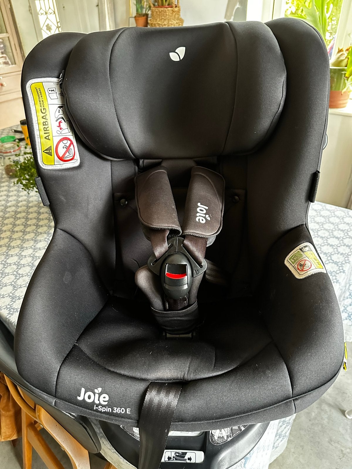 Joie i-Spin 360 E Autostoel - Zwart - Zo goed als nieuw, Overige merken, Verstelbare rugleuning, Ophalen of Verzenden, Zo goed als nieuw