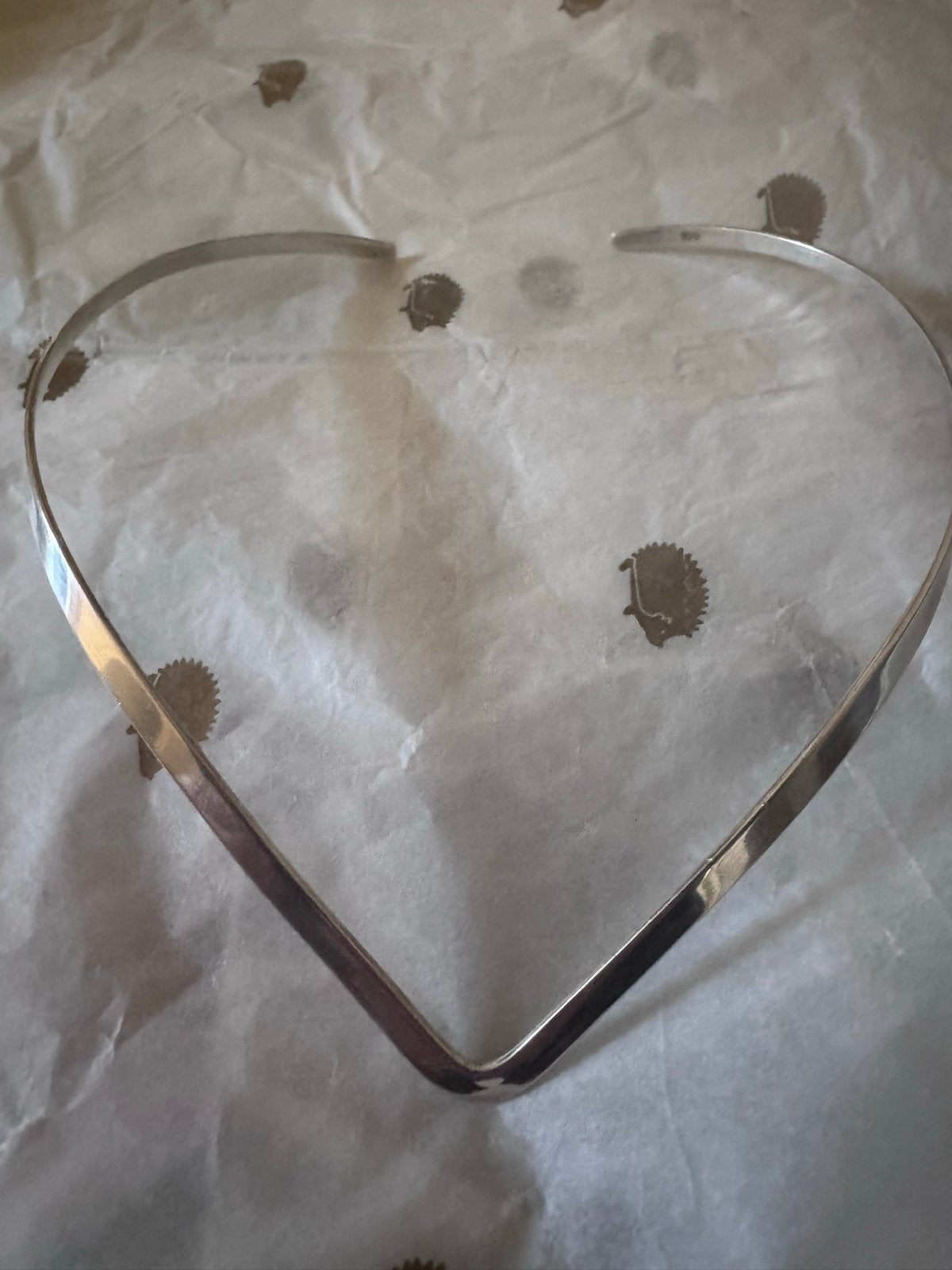 Zilveren 925 Spang Collier Ketting Sieraad, Ophalen of Verzenden, Gebruikt, Zilver