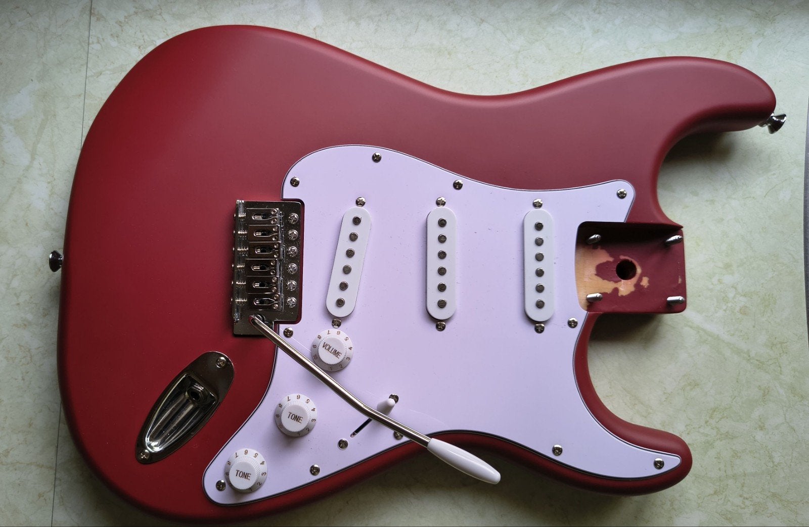 Squier body loaded Dakota rood, Ophalen of Verzenden, Zo goed als nieuw, Elektrische gitaar