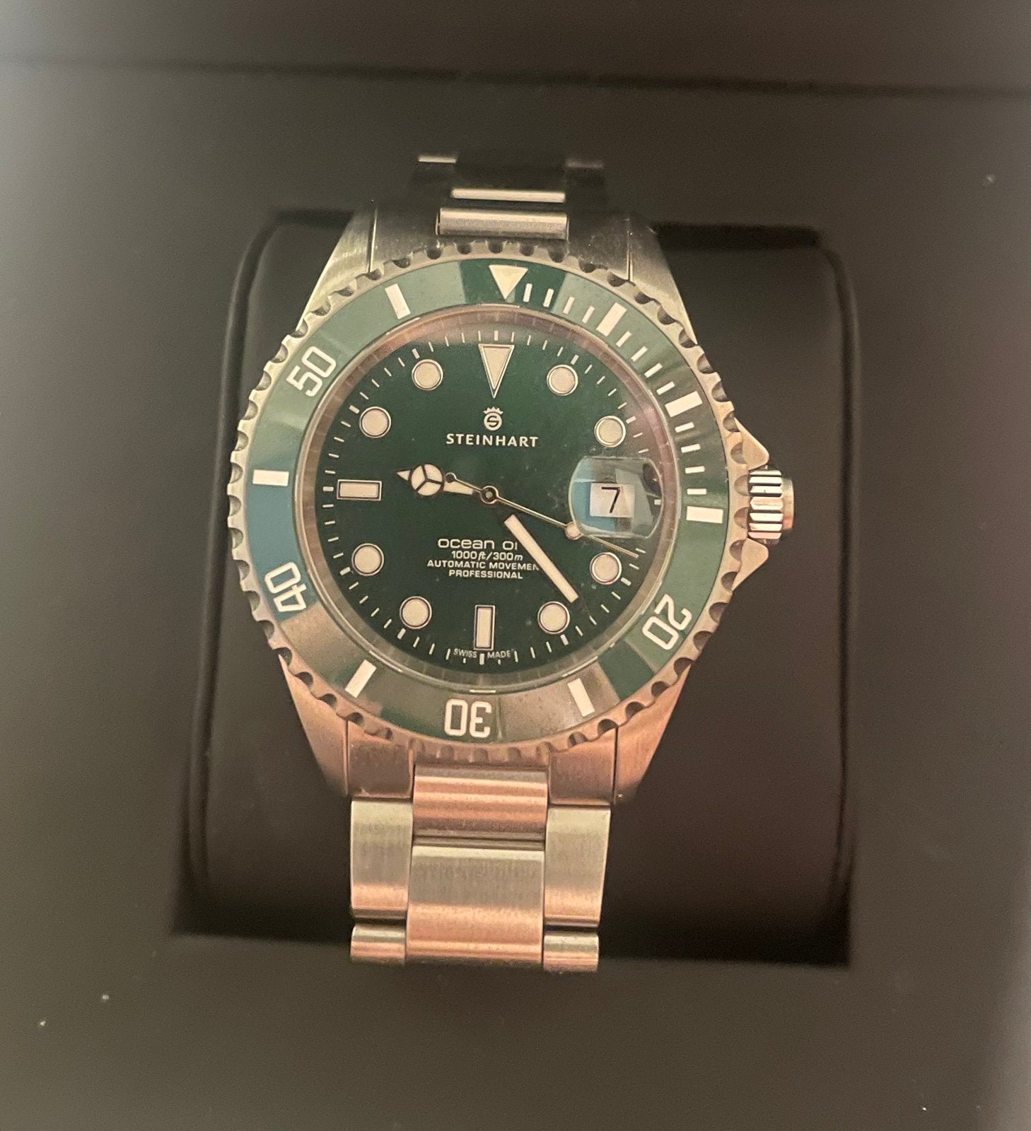 Steinhart horloge, Sieraden, Tassen en Uiterlijk, Horloges | Heren, Staal, Staal, Polshorloge, Zo goed als nieuw