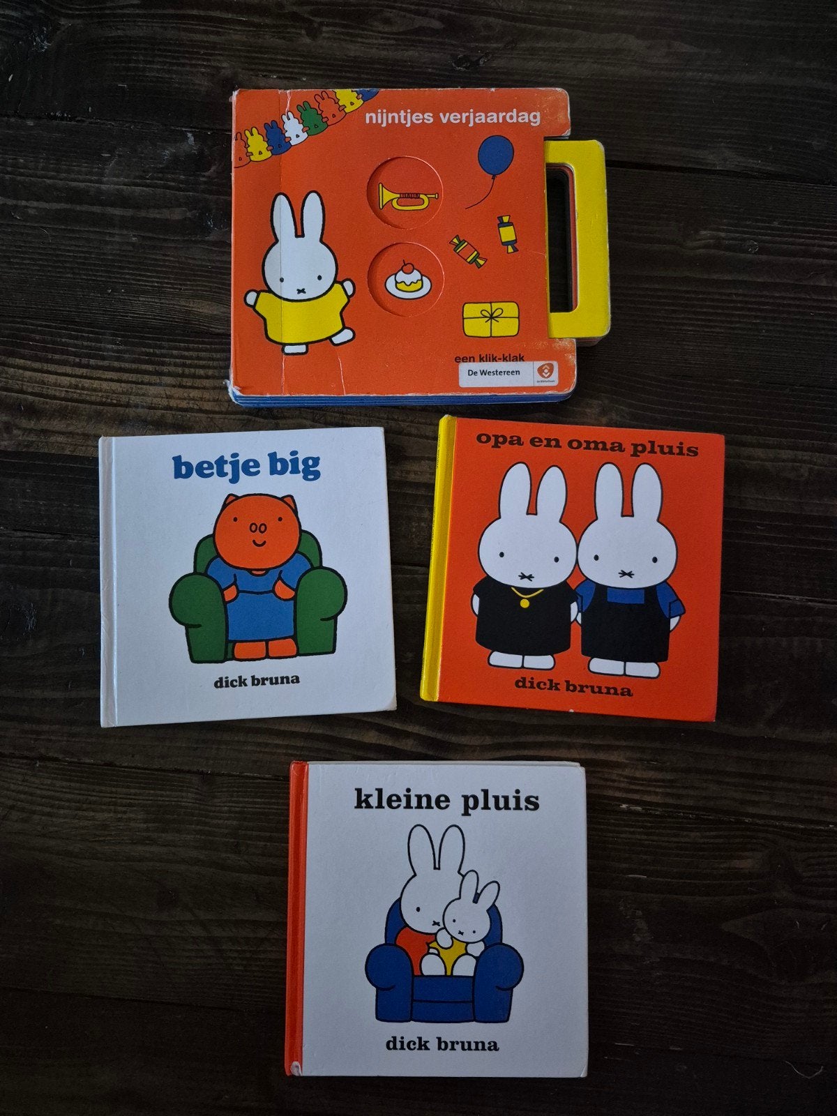 Dick Bruna Nijntje en andere boeken set, Gelezen, Ophalen of Verzenden, Dick Bruna, Uitklap-, Voel- of Ontdekboek