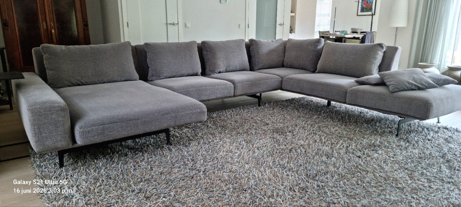 Bank, lounge bank Zico van Passepartout, bieden!, Ophalen, Zo goed als nieuw, Vierpersoons of meer