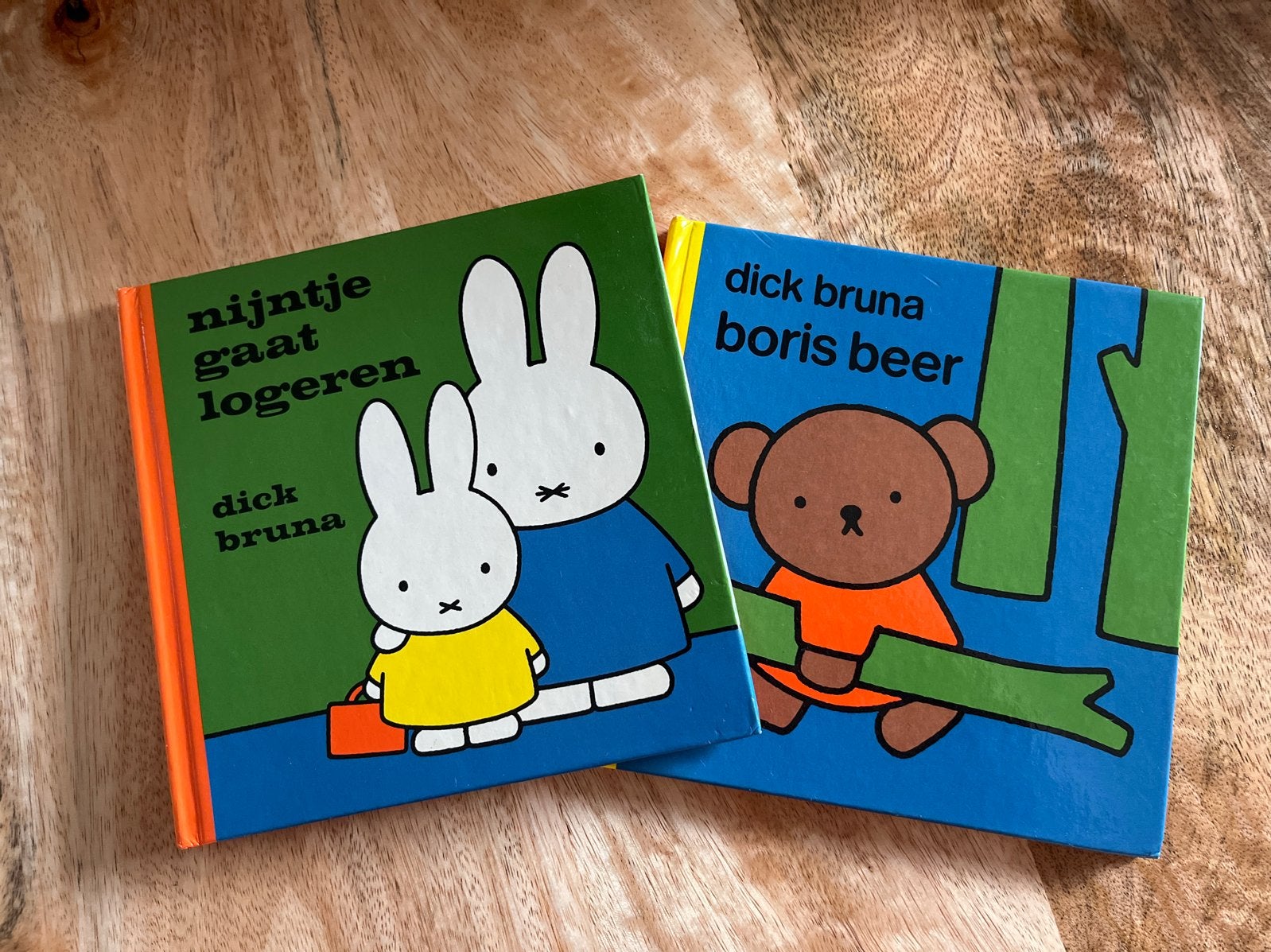 Nijntje gaat logeren & Boris Beer - Dick Bruna boeken, Ophalen of Verzenden, Gelezen, 1 tot 2 jaar