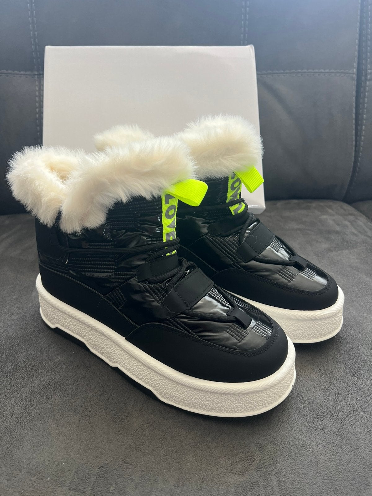 Maat 38 dames snowboots zwart, Zwart, Snowboots, Nieuw, Ophalen of Verzenden