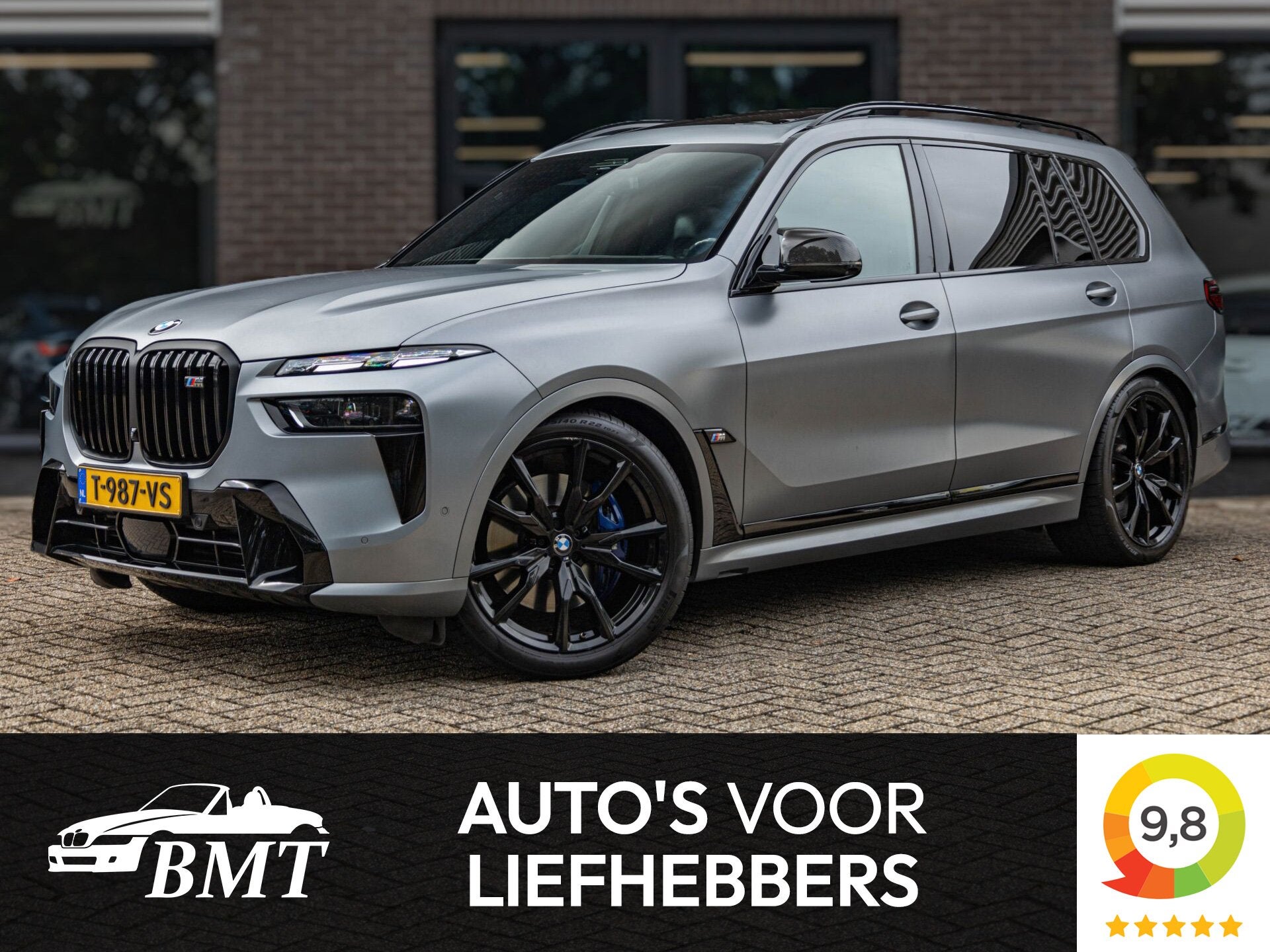BMW X7 G07 M60i xDrive / Vol / Massage / Frozen Grey / BTW /, Gebruikt, Met garantie (alle), 4395 cc, 7 stoelen