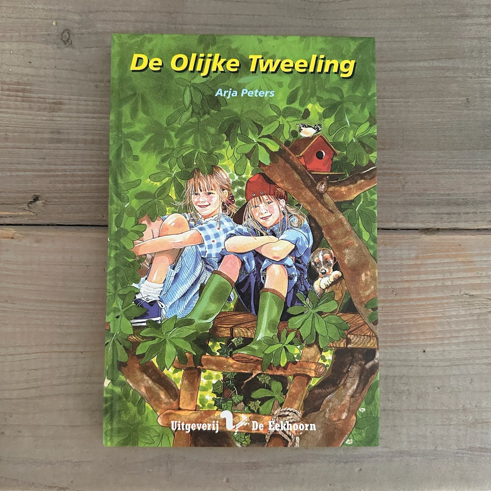 Kinderboek, de olijke tweeling, Arja Peters, Ophalen of Verzenden, Zo goed als nieuw, Fictie algemeen