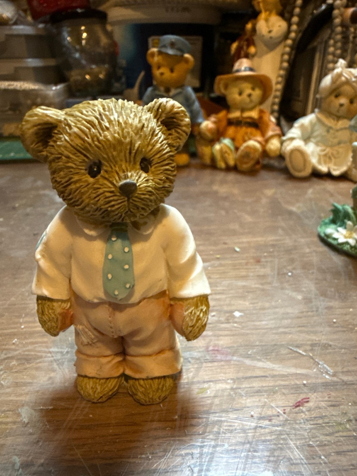 Child of Pride Beeldje - Teddybeer met stropdas, Ophalen of Verzenden, Gebruikt, Dier