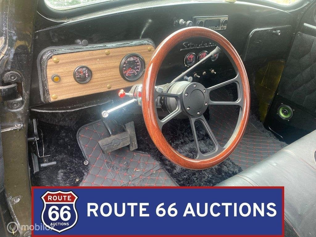 Studebaker Deluxe Pickup | 1959 | Route 66 Auctions, Auto's, Overige merken, Overige carrosserieën, Zwart, Bedrijf