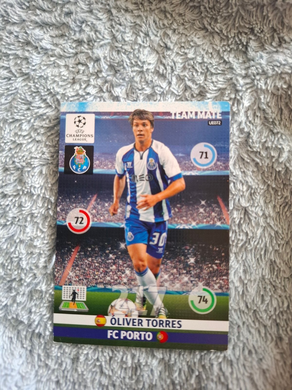 Kaartje Oliver Torres, Ophalen of Verzenden, Nieuw, Buitenlandse clubs, Poster, Plaatje of Sticker