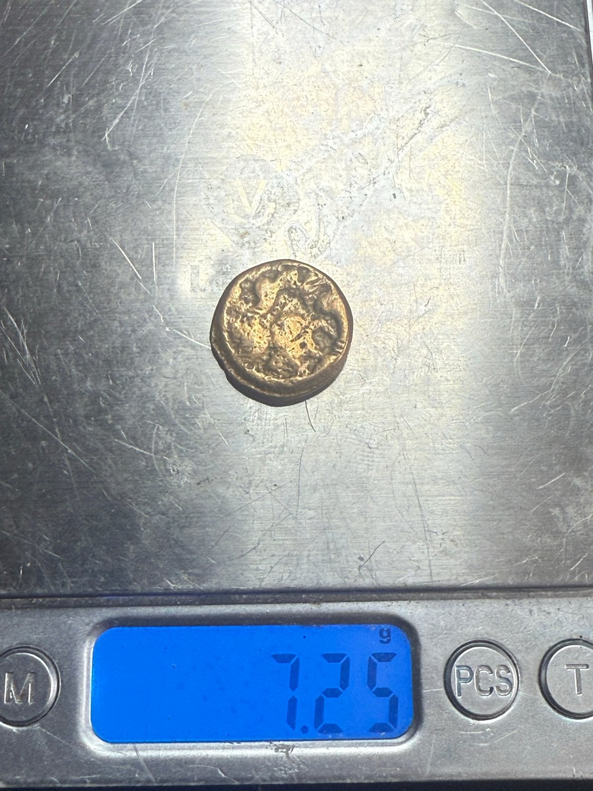 Oude Griekse/Romeinse munt - 7.25 gram, Postzegels en Munten, Ophalen of Verzenden, Overige landen, Losse munt, Goud