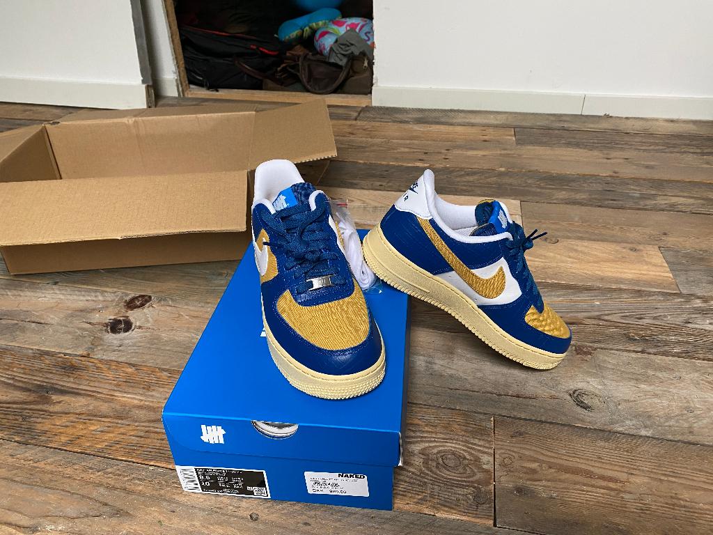 Nike Air Force 1 Low UNDFTD 5 on it - 42, Blauw, Nike, Nieuw, Ophalen of Verzenden