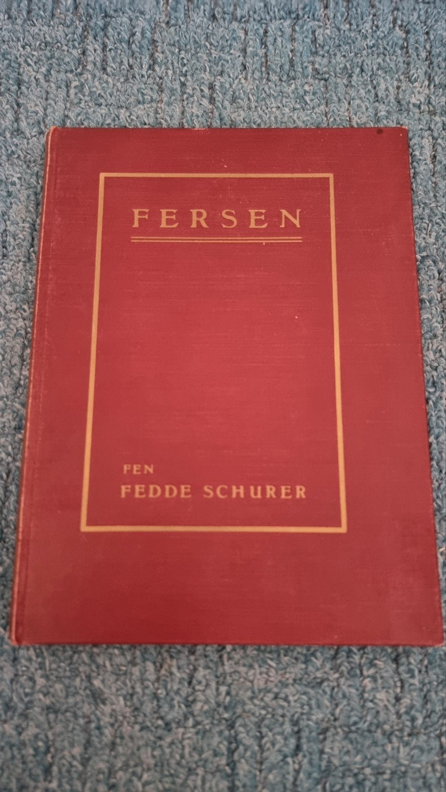 Fersen - Fedde Schurer (Poëziebundel), Ophalen of Verzenden, Gelezen, Fedde Schurer, Nederland