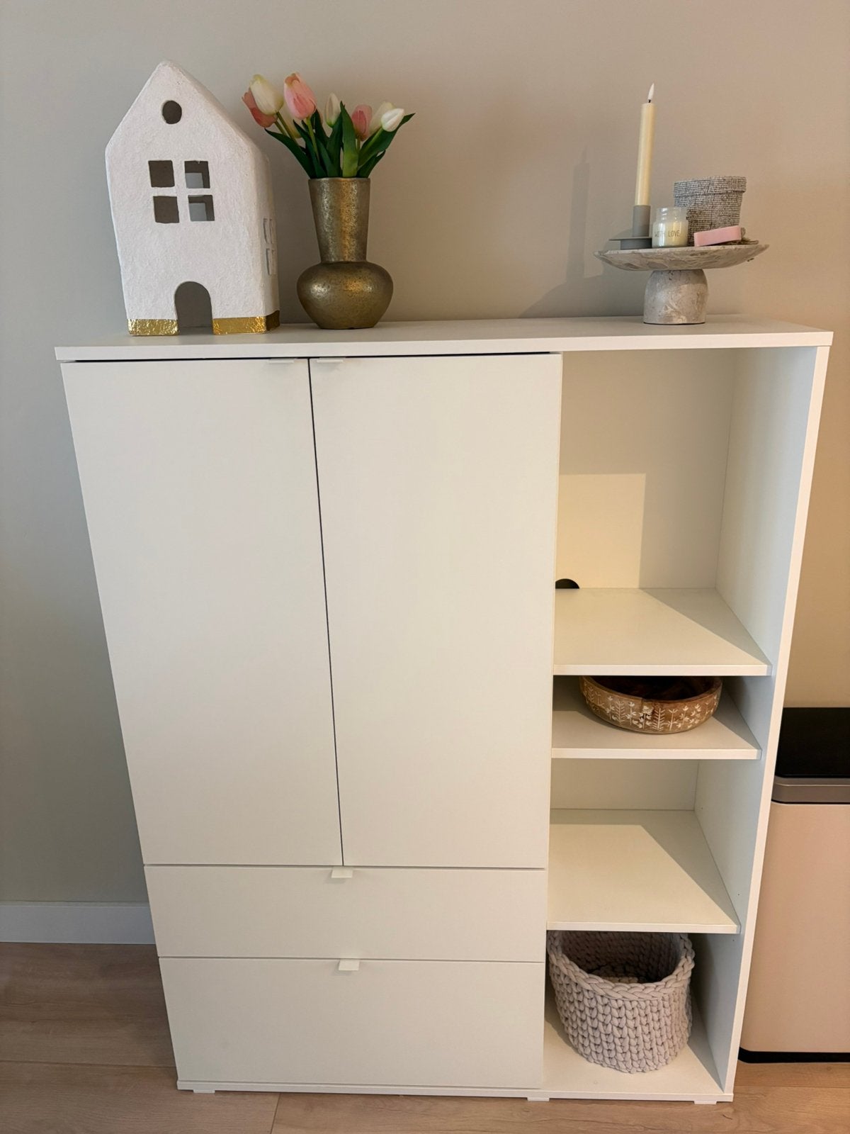 IKEA VIHALS kast, Ophalen, 100 tot 150 cm, 1 of 2 laden, 100 tot 150 cm