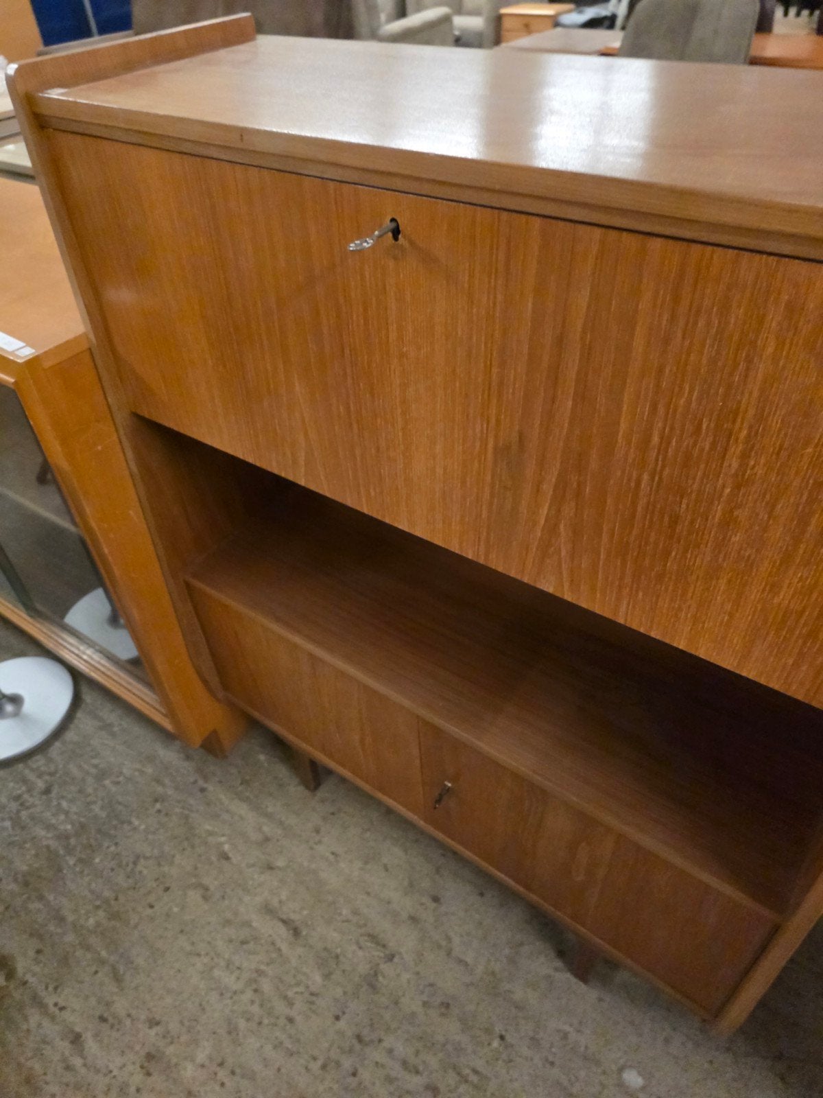 Vintage  Secretaire / Bureau -, Ophalen of Verzenden