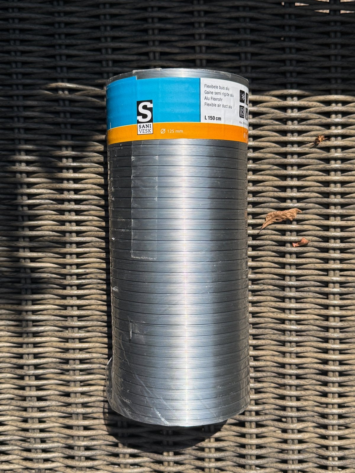 Flexibele aluminium buis Ø125mm L 150cm - Nieuw, Ophalen, Nieuw, Ventilator en Afzuiger