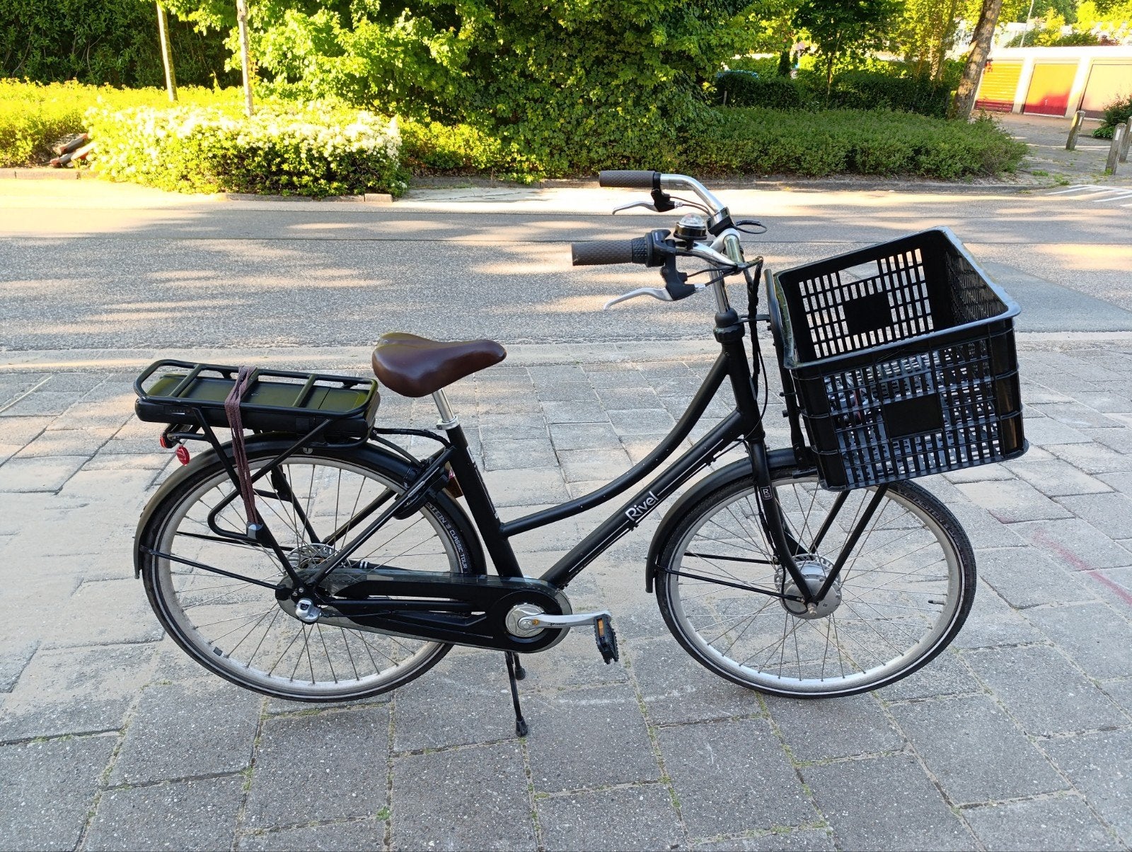 Rivel Riviera elektrische oma damesfiets - 3 versnellingen, Gebruikt, Versnellingen, 50 tot 53 cm, Schijfrem