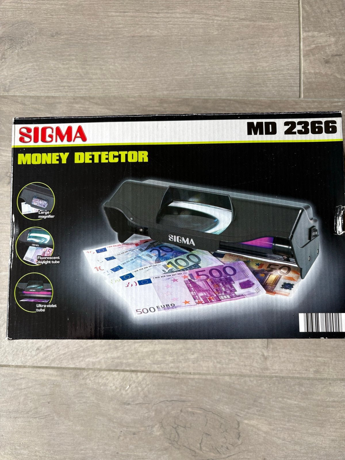 Sigma MD 2366 Geld Detector - bijna niet gebruikt - in Doos, Ophalen