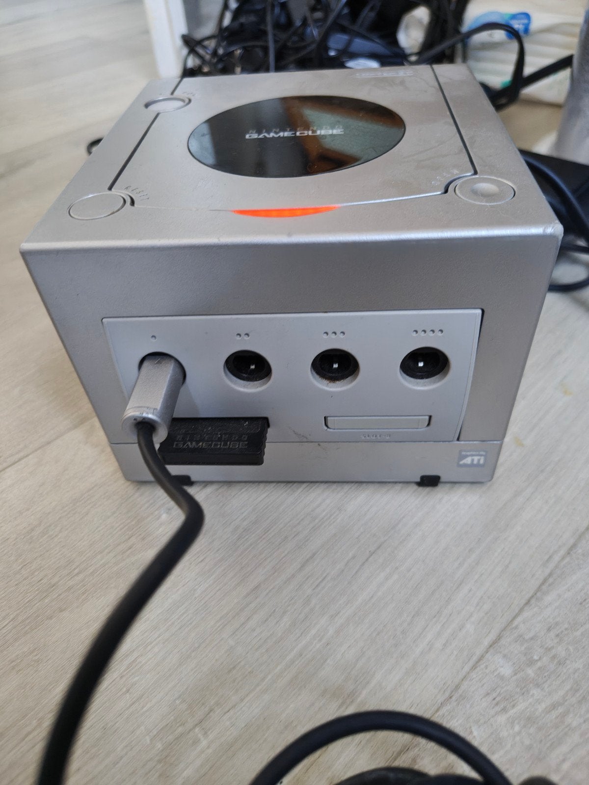 nintendo gamecube in goede staat, Spelcomputers en Games, Ophalen of Verzenden, Zwart, Met 1 controller