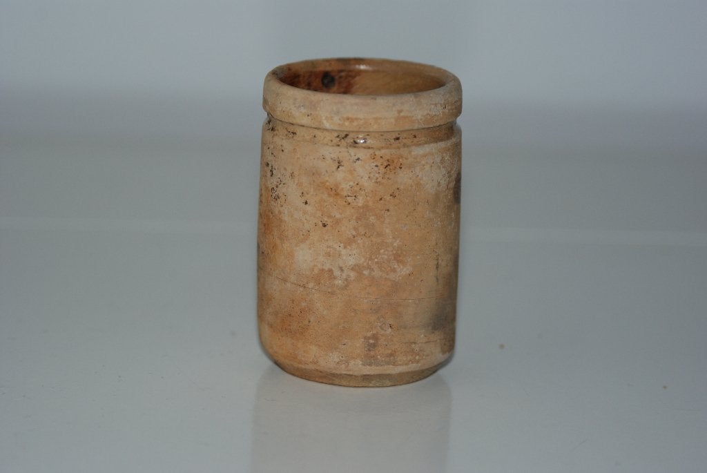 Oud aardewerk zalf potje, Antiek en Kunst, Ophalen of Verzenden