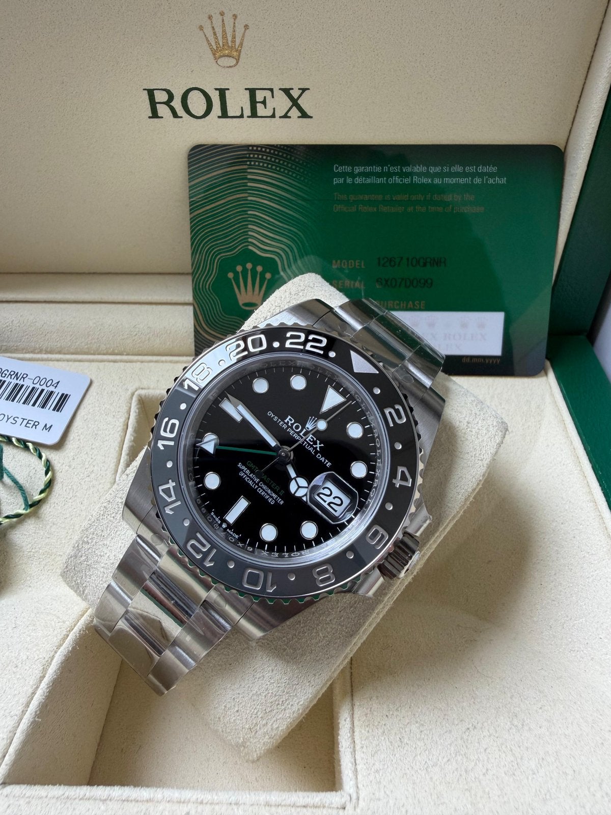 Rolex GMT-Master Bruce Wayne, Sieraden, Tassen en Uiterlijk, Staal, Polshorloge, Nieuw, Ophalen of Verzenden