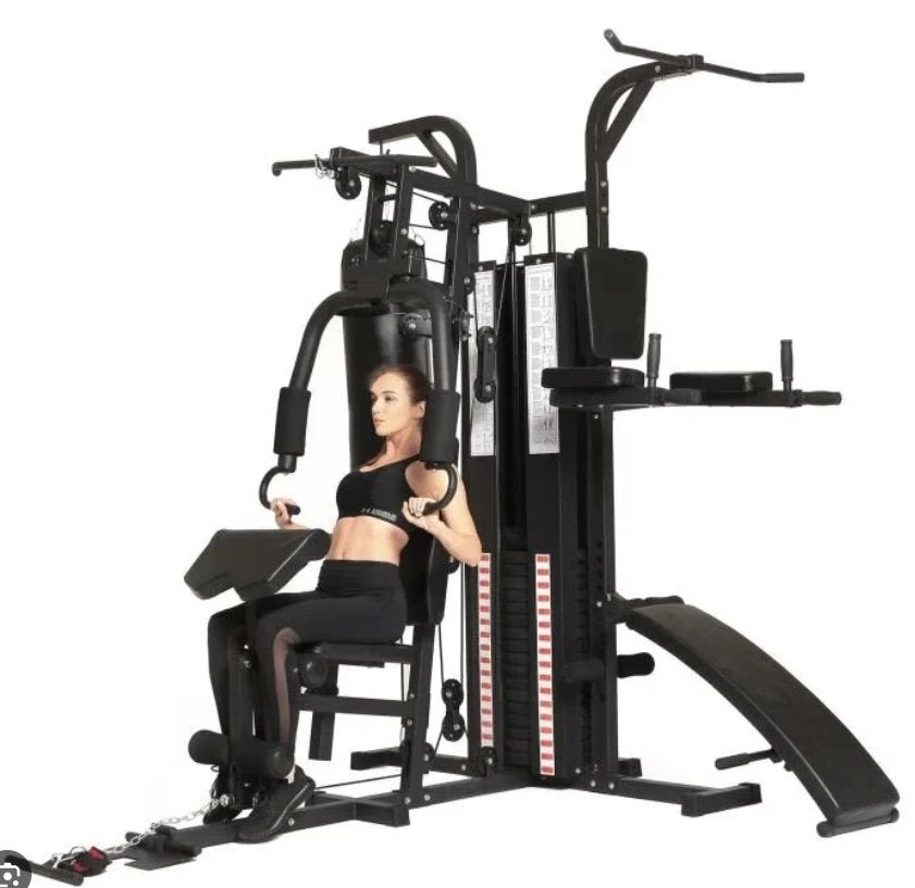 WEIMAR Home Gym WM-HG5, Sport en Fitness, Ophalen, Zo goed als nieuw, Benen, Krachtstation